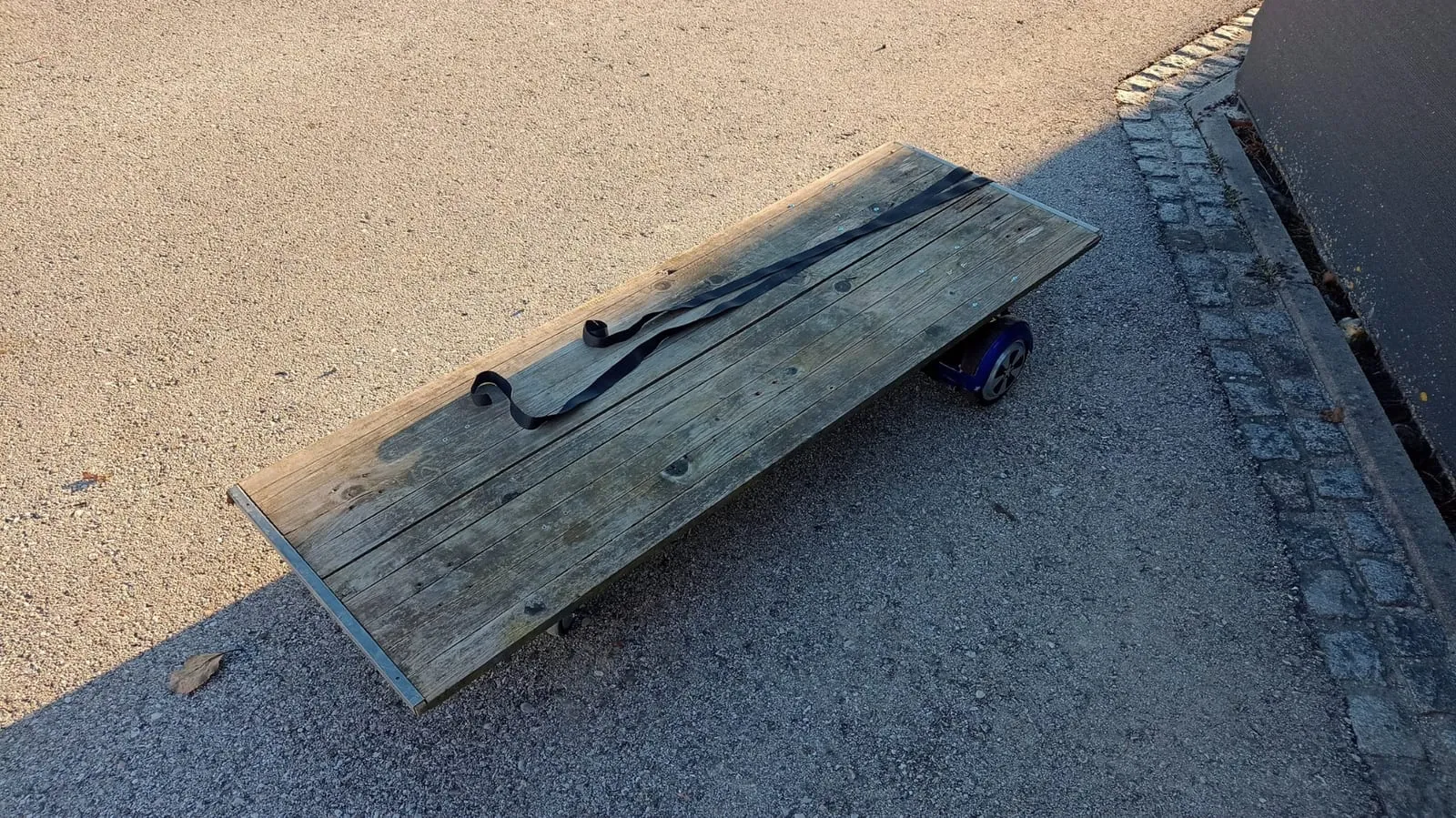 Testfahrt mit dem ersten Prototyp
