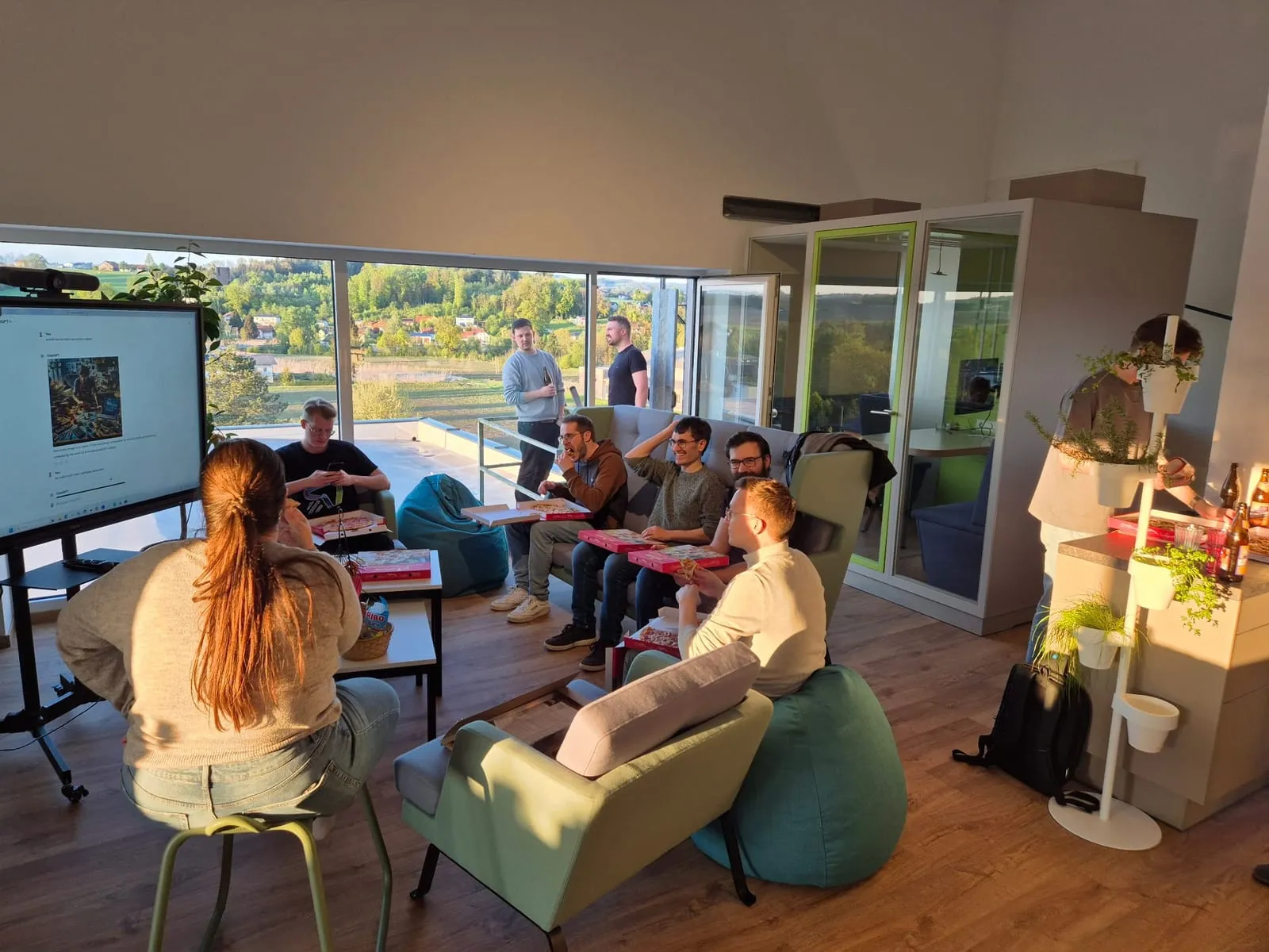 Byte Club Community bei der Arbeit