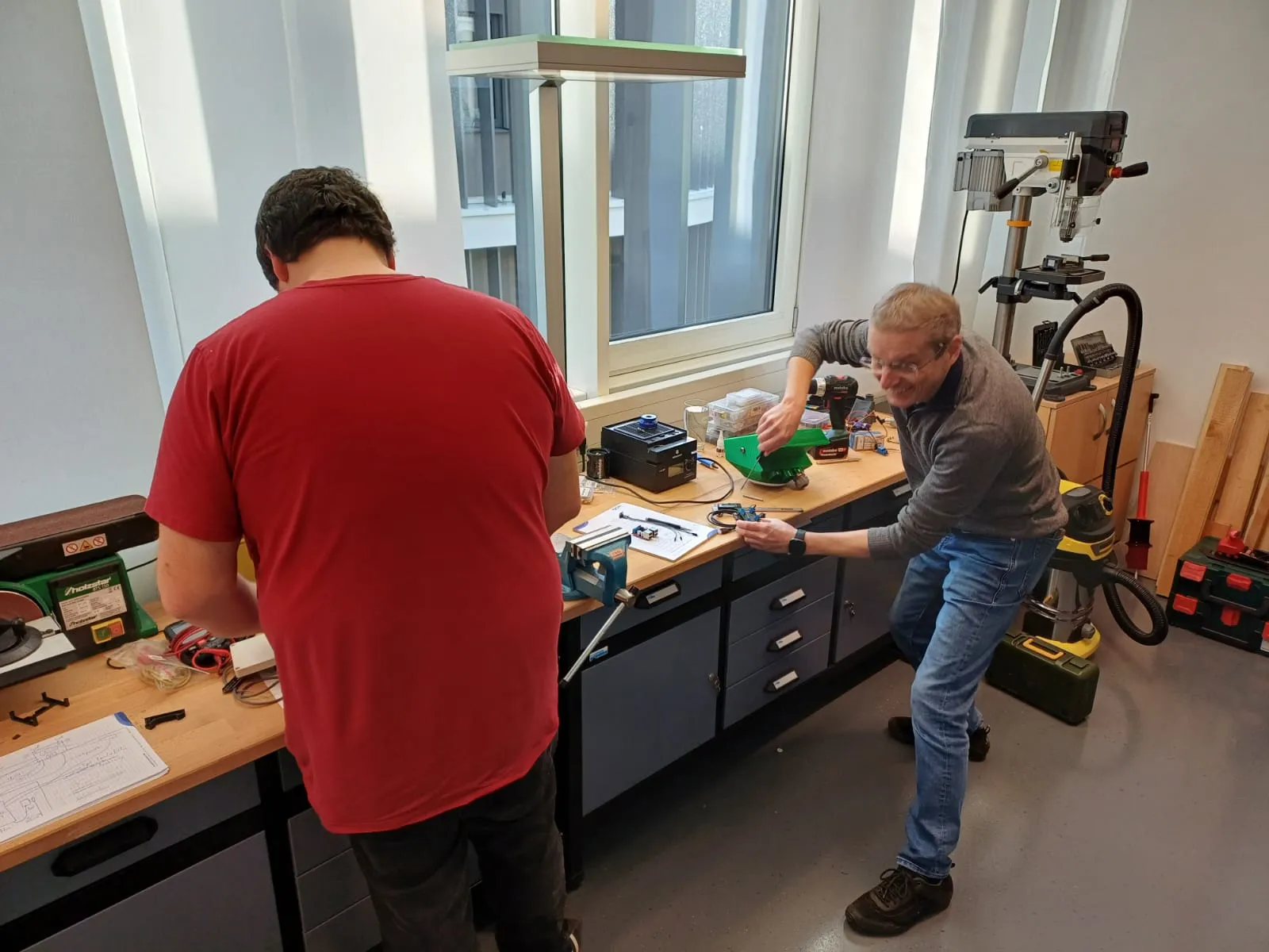 Arbeit in der Werkstatt